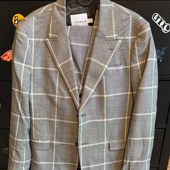 TOPMAN Full 3 piece suit - Picture 1 of 6